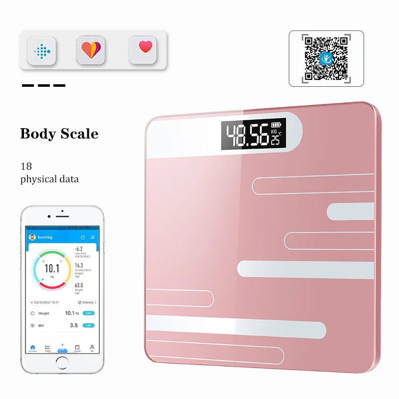 Digital Bathroom Scales Body Scale Weight Fat Bluetooth Scale With Water And Muscle Weighing Scales 14 Body Composition Analyzer
Digital Bathroom Scales Body Scale Weight Fat Bluetooth Scale With Water And Muscle Weighing Scales 14 Body Composition Analyzer
