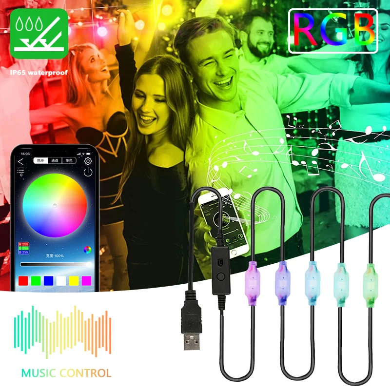 Led Lights Strips Bluetooth-compatible 12.5M 5050 Waterproof WIFI RGB Flexible Tape Led Ribbon With Phone And Voice Control
Led Lights Strips Bluetooth-compatible 12.5M 5050 Waterproof WIFI RGB Flexible Tape Led Ribbon With Phone And Voice Control