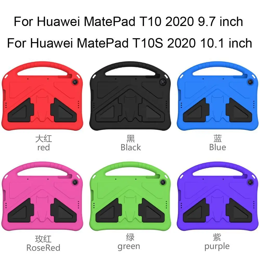 EVA Portable Kids Safe Shockproof Stand Tablet Cover For Huawei MatePad T10 T10s 2020 AGS3-L09 AGS3-W09 AGR-L09 AGR-W09 Case
EVA Portable Kids Safe Shockproof Stand Tablet Cover For Huawei MatePad T10 T10s 2020 AGS3-L09 AGS3-W09 AGR-L09 AGR-W09 Case
