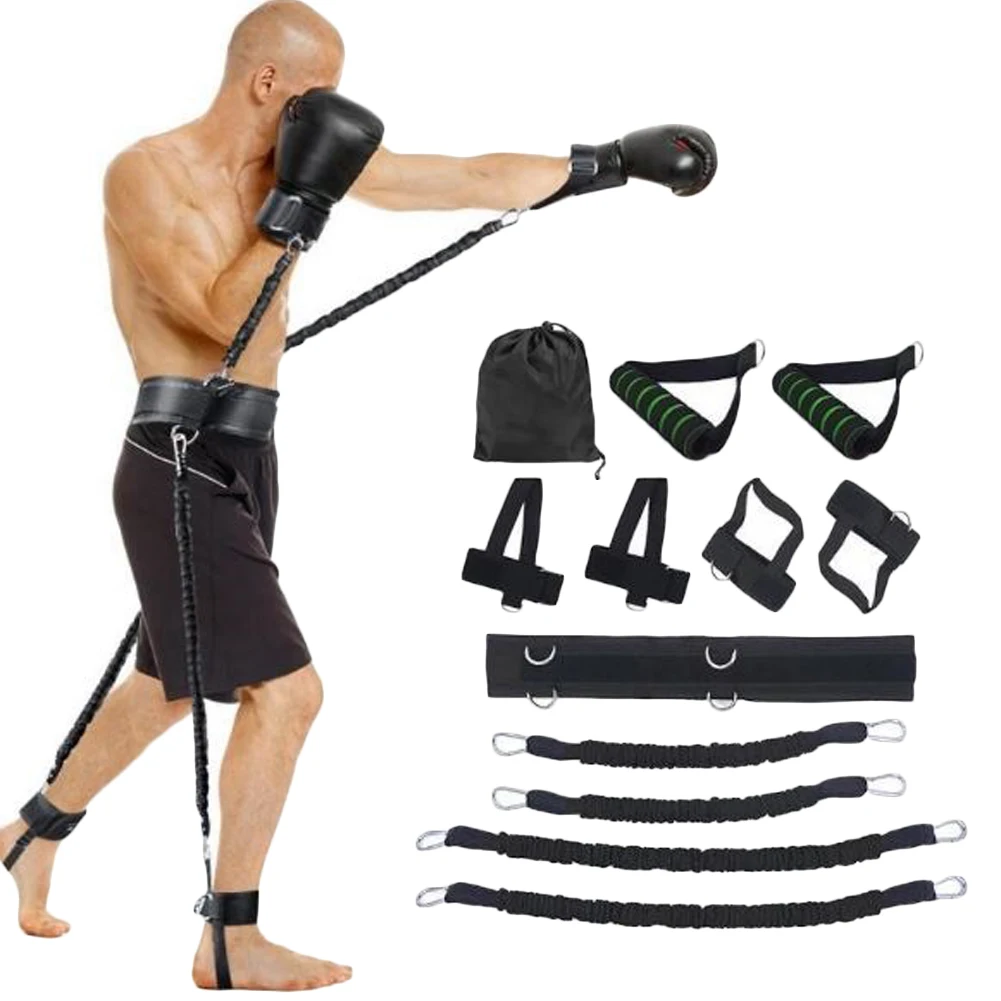 150lb Arm Waist Trainer Bouncing Agile Trainer Boxing Kick Trainer Resistance Rope Suit Fitness Workout Professional Trainer
150lb Arm Waist Trainer Bouncing Agile Trainer Boxing Kick Trainer Resistance Rope Suit Fitness Workout Professional Trainer
