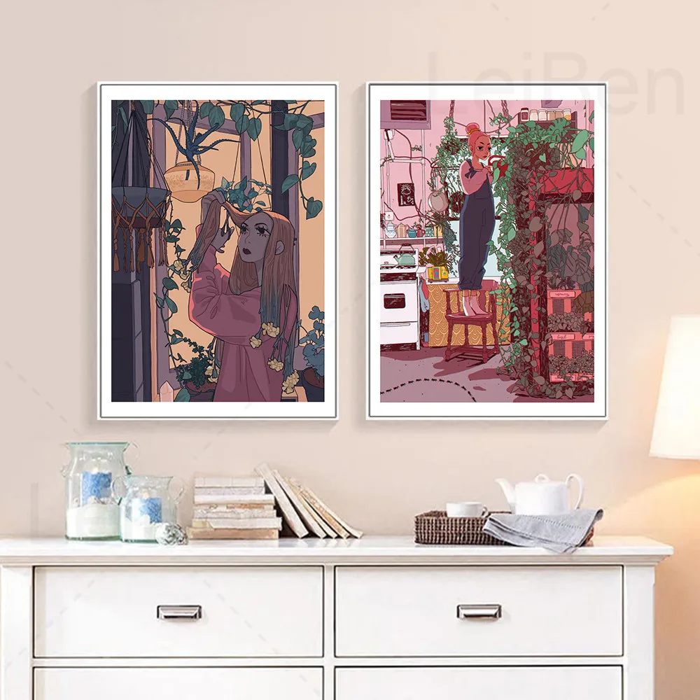 Japanese Cartoon Anime Girl Art Posters and Prints Purple Style Canvas Painting Home Decor Girls Room Frameless Print Pictures
Japanese Cartoon Anime Girl Art Posters and Prints Purple Style Canvas Painting Home Decor Girls Room Frameless Print Pictures