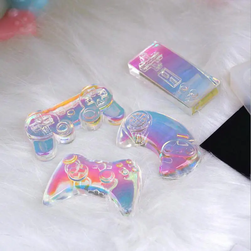 Mirror Surface Gamer Controller Silicone Molds Dried Flower Epoxy Resin Joystick Mould Jewelry Accessories DIY Craft Tool
Mirror Surface Gamer Controller Silicone Molds Dried Flower Epoxy Resin Joystick Mould Jewelry Accessories DIY Craft Tool