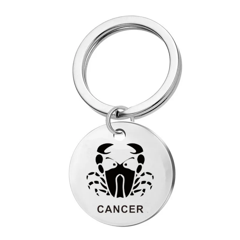 12 Constellation Keychain Stainless Steel Tag Fashion Bag Car Key Ring High Quality Couple Gift Fine Pendant Accessories
12 Constellation Keychain Stainless Steel Tag Fashion Bag Car Key Ring High Quality Couple Gift Fine Pendant Accessories