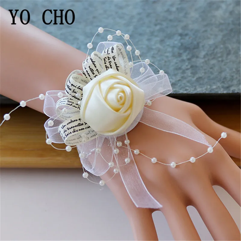 Silk Rose Wrist Corsage Wedding Bracelet Bridesmaids Flowers Wedding Corsage Bracelets Lace Wedding Witness Marriage Accessories
Silk Rose Wrist Corsage Wedding Bracelet Bridesmaids Flowers Wedding Corsage Bracelets Lace Wedding Witness Marriage Accessories