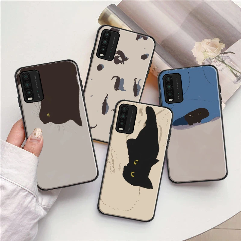 Cute Black Cat Phone Case For Xiaomi Redmi Note 9 10 Pro MAX 5G 9T 9i 9AT 9A 9C 9 Coque Carcasa Funda Back Cover Soft TPU
Cute Black Cat Phone Case For Xiaomi Redmi Note 9 10 Pro MAX 5G 9T 9i 9AT 9A 9C 9 Coque Carcasa Funda Back Cover Soft TPU