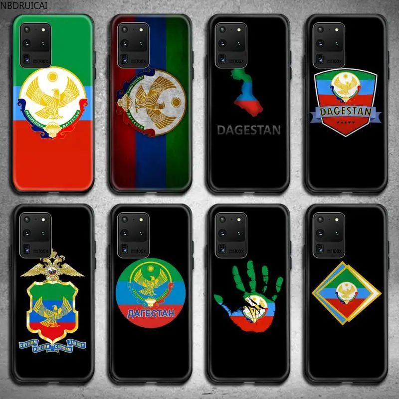 Чехол для телефона с национальным флагом Дагестана Samsung S20 plus Ultra S6 S7 edge S8 S9 S10 5G lite