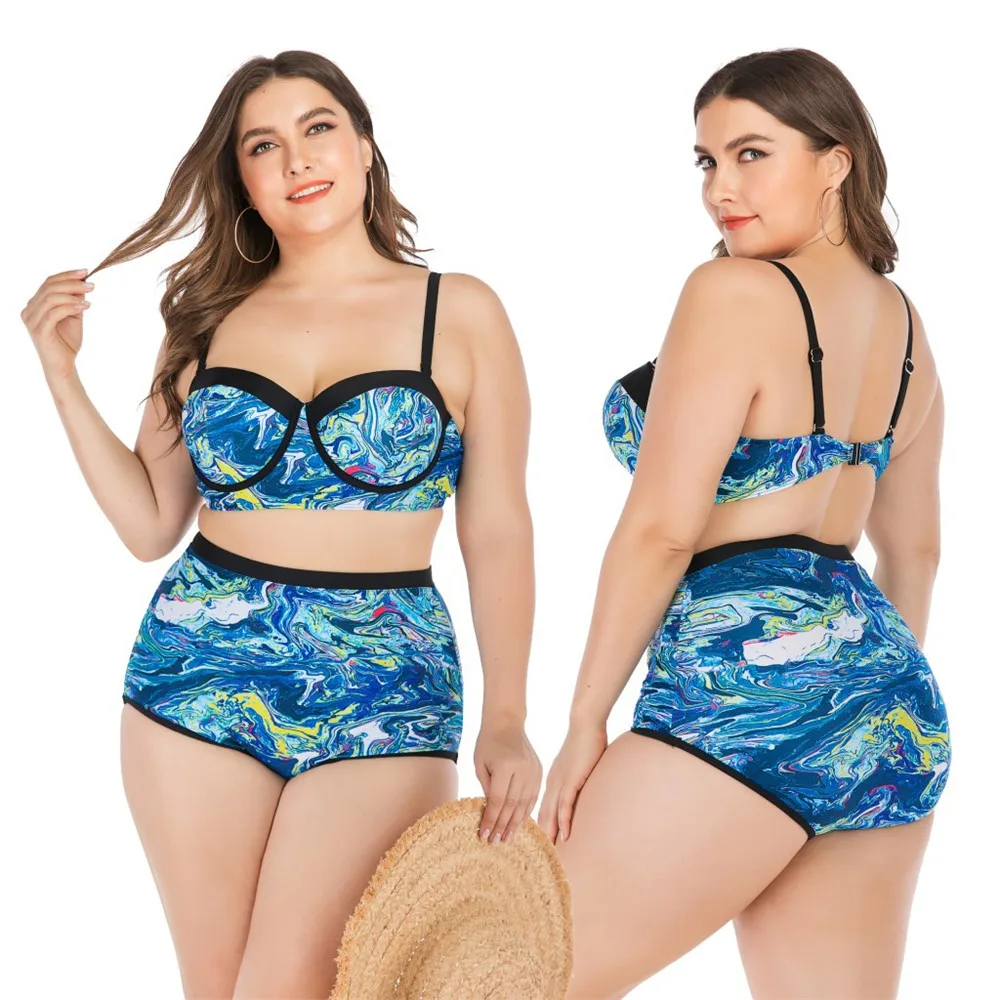 Sexy Printed High Waisted Bikini Set Summer 2020 Plus Size Women Swim Suit Big XL-4XL Female Bathing Suit NEW Bikinis Beach Wear
Sexy Printed High Waisted Bikini Set Summer 2020 Plus Size Women Swim Suit Big XL-4XL Female Bathing Suit NEW Bikinis Beach Wear