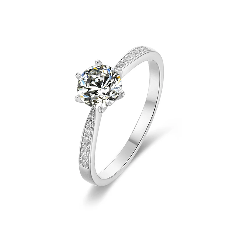BOEYCJR 925 Silver 1ct/2ct/3ct F Color Moissanite VVS1 Elegant Engagement Wedding Ring For Women Gift
BOEYCJR 925 Silver 1ct/2ct/3ct F Color Moissanite VVS1 Elegant Engagement Wedding Ring For Women Gift