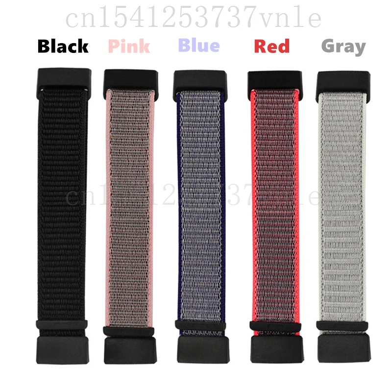 Ремешок нейлоновый для часов Fitbit Charge 3 4 SE мягкий воздухопроницаемый спортивный