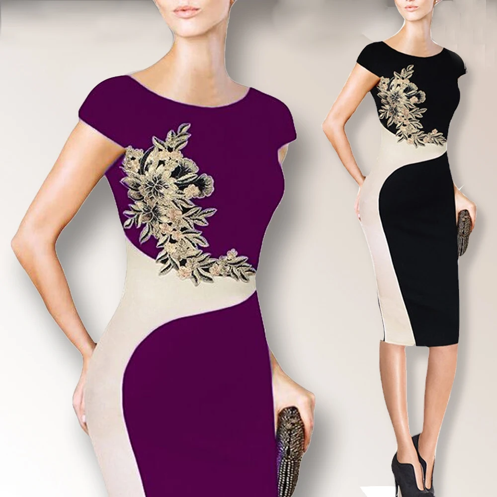 OTEN Women Bodycon Formal Prom Evening Party Midi Dress Contrast Color Patchwork Floral Office Lady Vestido Evangelico Barato
OTEN Women Bodycon Formal Prom Evening Party Midi Dress Contrast Color Patchwork Floral Office Lady Vestido Evangelico Barato