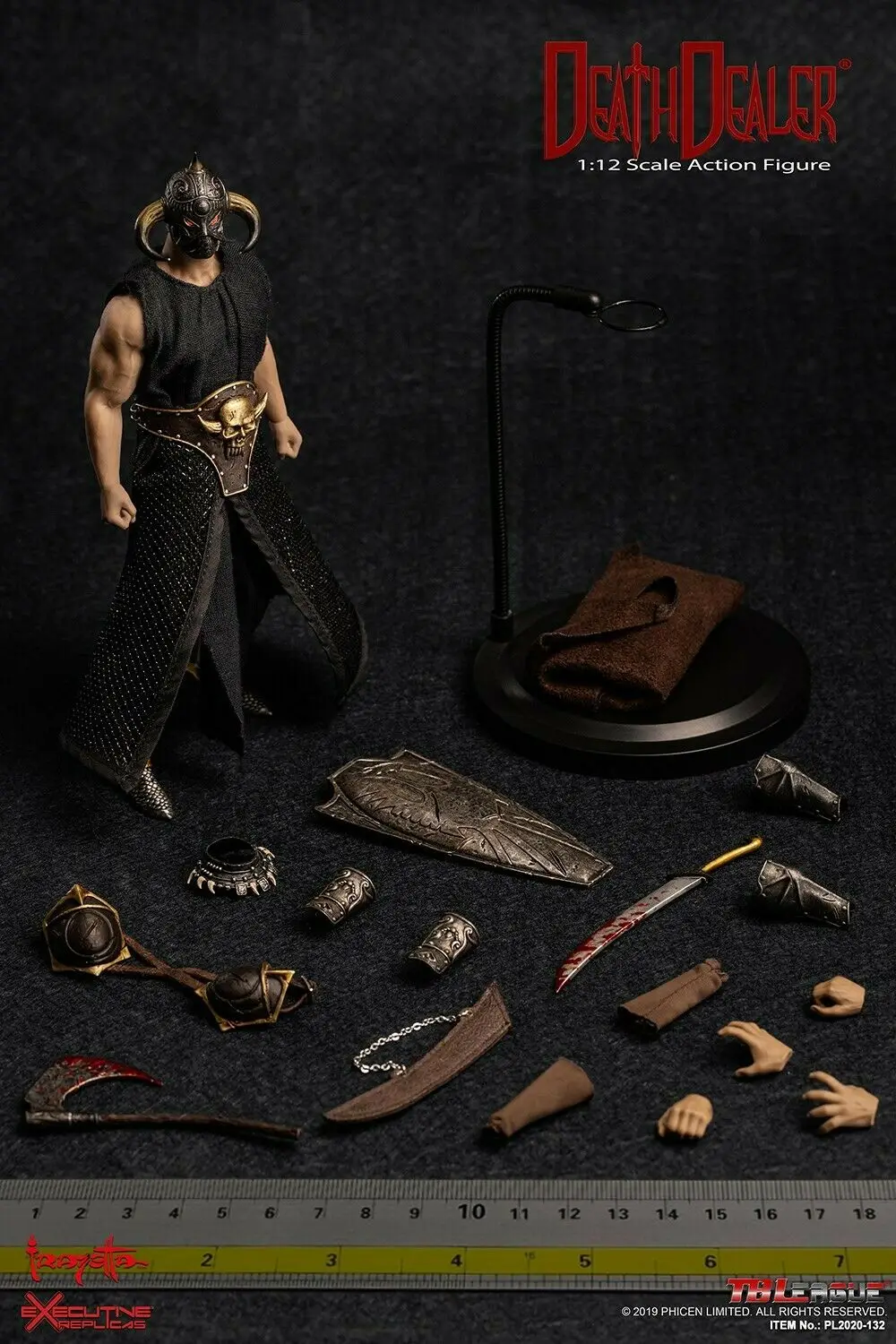 TBLeague 1/12 scale PL2020-132 DEATH DEALER Death Trader 6 inch action figure set model toy collection
TBLeague 1/12 scale PL2020-132 DEATH DEALER Death Trader 6 inch action figure set model toy collection