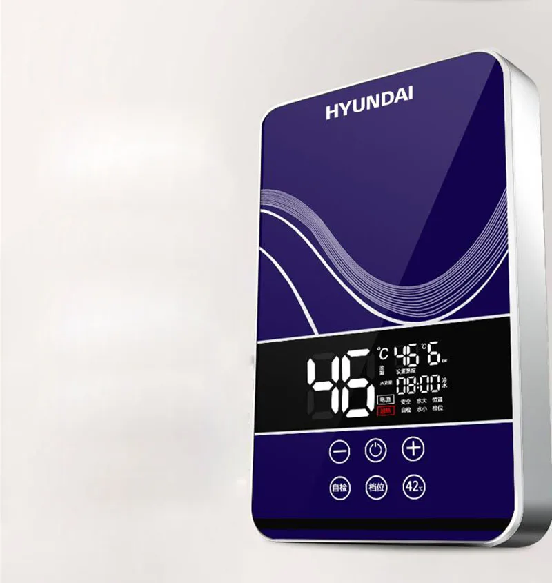 220V Instant Electric Water Heater Wall-mounted Bathroom Bath Machine Intelligent Temperature Control Shower Hot In 3S 8000W
220V Instant Electric Water Heater Wall-mounted Bathroom Bath Machine Intelligent Temperature Control Shower Hot In 3S 8000W
