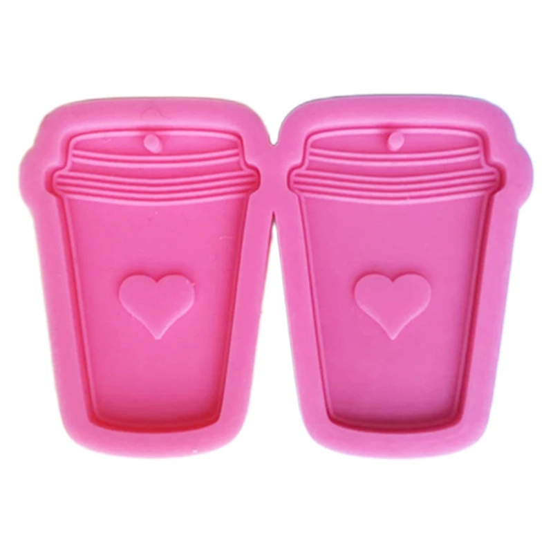 New Shiny Glossy Coffee Cup Keychain Epoxy Resin Mold Keyring Casting Silicone Mould DIY Crafts Jewelry Pendant Making Tools
New Shiny Glossy Coffee Cup Keychain Epoxy Resin Mold Keyring Casting Silicone Mould DIY Crafts Jewelry Pendant Making Tools