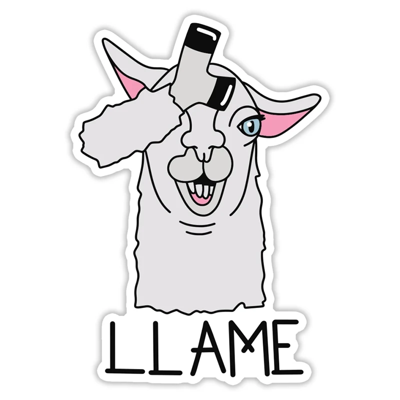 S50855# 13CM/17CM Personality PVC Decal For LLAME Waterproof Car Sticker on Motorcycle Laptop Decorative
S50855# 13CM/17CM Personality PVC Decal For LLAME Waterproof Car Sticker on Motorcycle Laptop Decorative