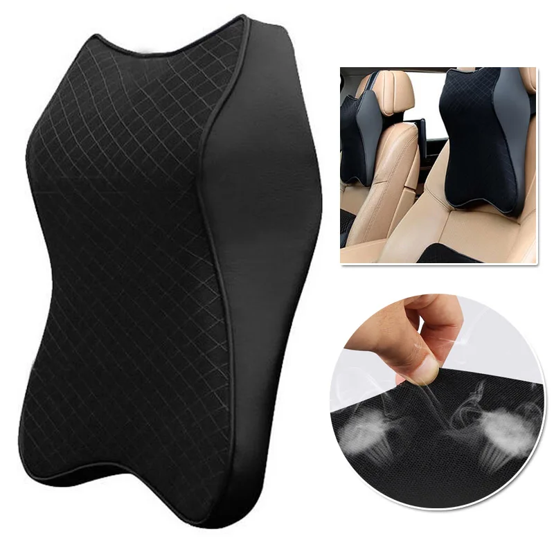 Car Seat Headrest Pad Memory Foam Pillow Head Neck Rest Support Cushion Breathable Mesh Fabric+memory Foam Neck Pillow
Car Seat Headrest Pad Memory Foam Pillow Head Neck Rest Support Cushion Breathable Mesh Fabric+memory Foam Neck Pillow