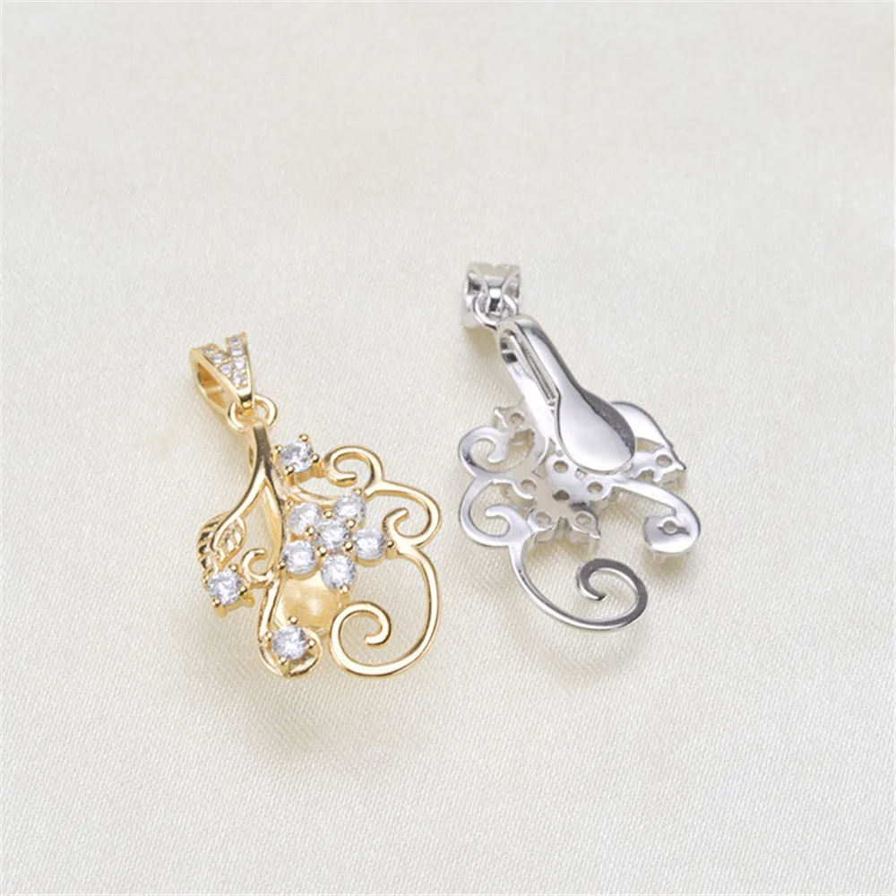 S925 Sterling Silver Screw Eye Pin Bail Top Drilled Beads End Cap For DIY Pearl Charm Pendant Connectors Jewelry Making
S925 Sterling Silver Screw Eye Pin Bail Top Drilled Beads End Cap For DIY Pearl Charm Pendant Connectors Jewelry Making