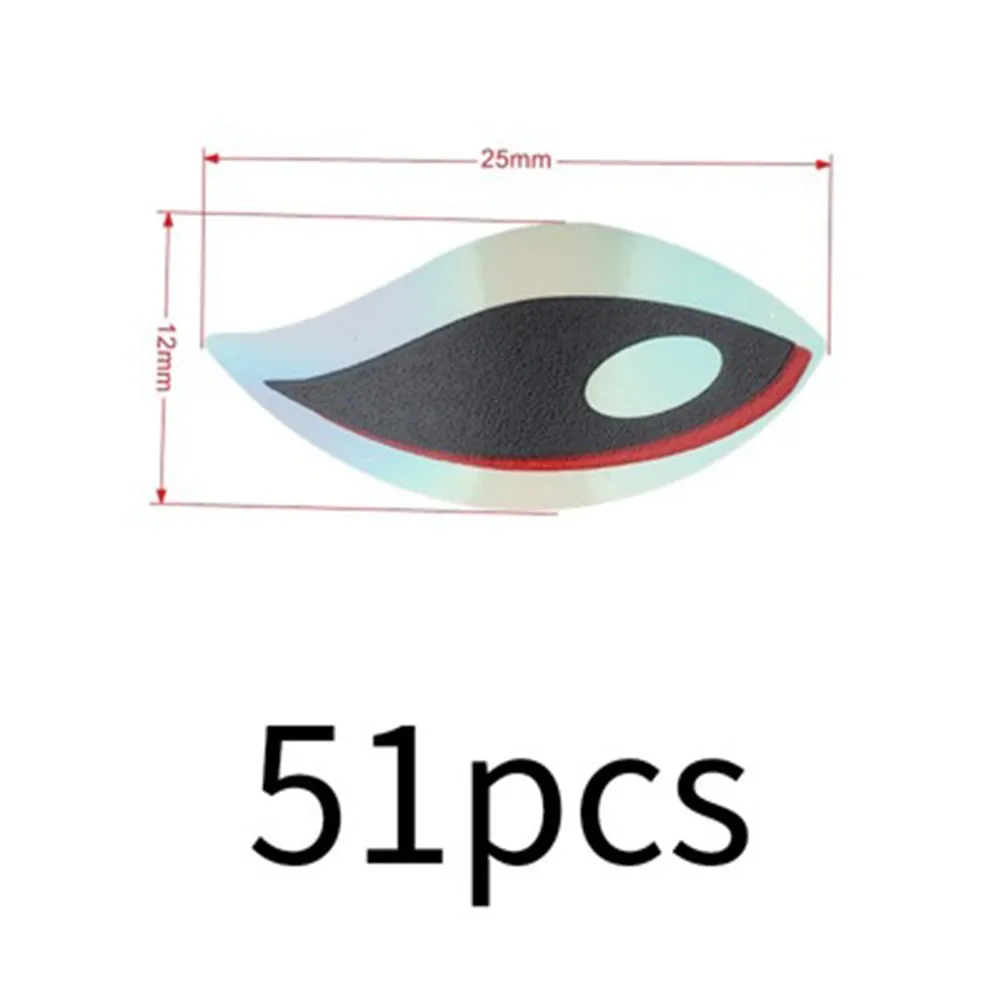 2D Flat Fishing Lures Eyes Tape Flat Stick-On Simulation Fly Fishing Lure Minnow Bait Artificial DIY Eye Fishing Tackle
2D Flat Fishing Lures Eyes Tape Flat Stick-On Simulation Fly Fishing Lure Minnow Bait Artificial DIY Eye Fishing Tackle