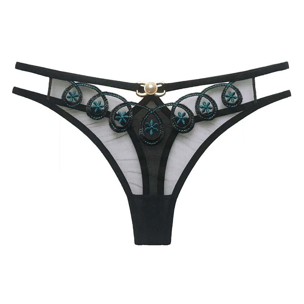 Sexy Female Briefs Panties The embroidery Lace briefs Womens Underware For Lady lingerie Intimates Low Waist Transparent | Женская