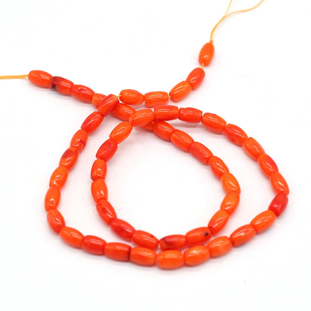 Natural Coral Beads Cylinder Shape Coral Loose Beads Necklace Accessories Charms for Jewelry Making Bracelet Earrings DIY Gift
Natural Coral Beads Cylinder Shape Coral Loose Beads Necklace Accessories Charms for Jewelry Making Bracelet Earrings DIY Gift