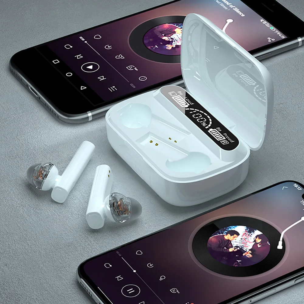 TWS Wireless Bluetooth Headphones Auto Pairing Noise Reduction Headset V5.1 IPX7 Waterproof Sports Earphones with Charge Box
TWS Wireless Bluetooth Headphones Auto Pairing Noise Reduction Headset V5.1 IPX7 Waterproof Sports Earphones with Charge Box