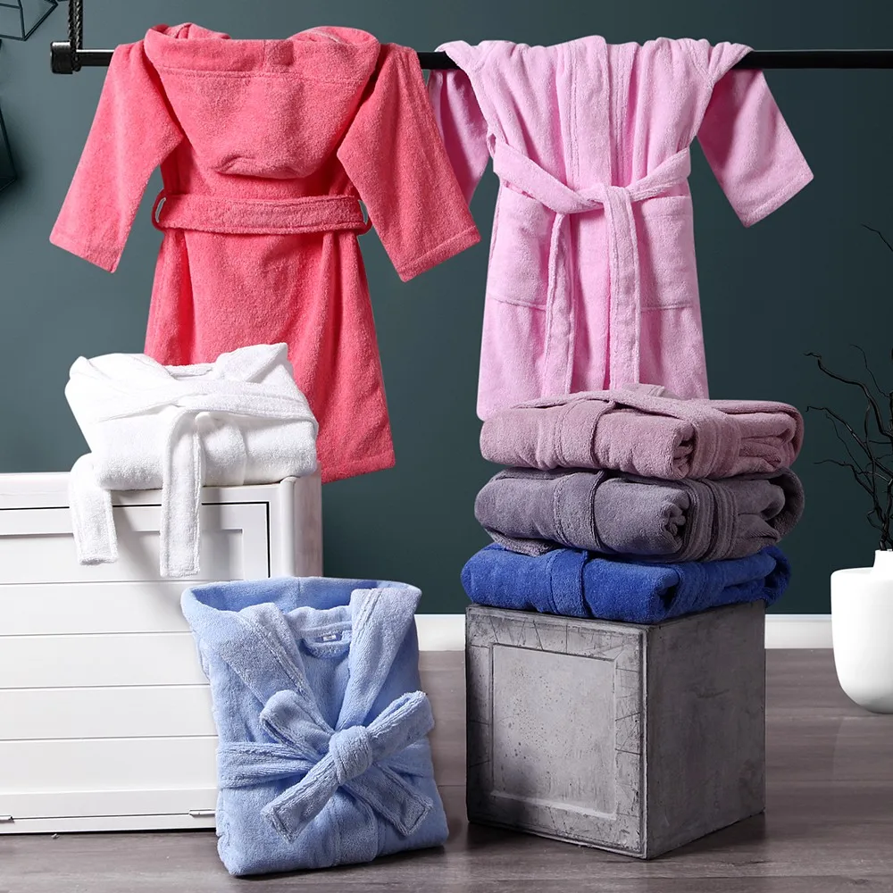 Kids Cotton Robe Terry Towel Sleepwear Hooded Hotel Bathrobe Gown Children Kimono Gown Girls&Boys Nightwear Casual Home Clothes
Kids Cotton Robe Terry Towel Sleepwear Hooded Hotel Bathrobe Gown Children Kimono Gown Girls&Boys Nightwear Casual Home Clothes