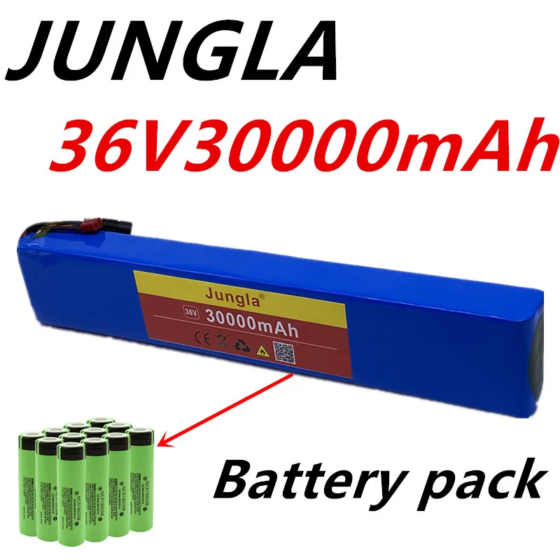 JUNGLA 2020 Original 36V battery 10S4P 30Ah battery pack 1000W high power battery 42V 30000mAh Ebike electric bike BMS
JUNGLA 2020 Original 36V battery 10S4P 30Ah battery pack 1000W high power battery 42V 30000mAh Ebike electric bike BMS