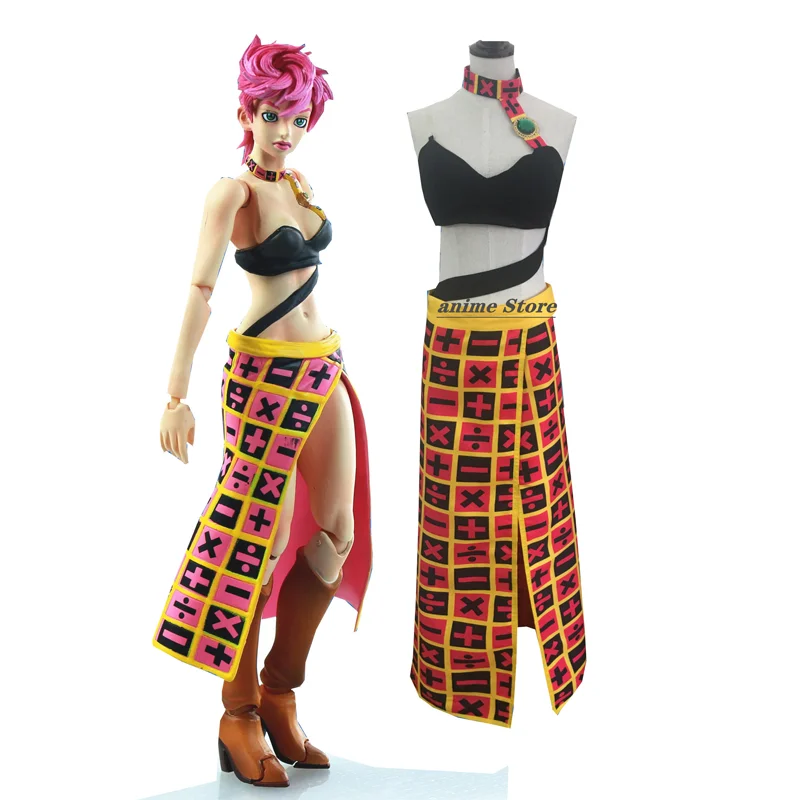 Anime JOJO Higashikata Josuke Goldenwind Trish Una Sexy dress Halloween costume Unisex
Anime JOJO Higashikata Josuke Goldenwind Trish Una Sexy dress Halloween costume Unisex
