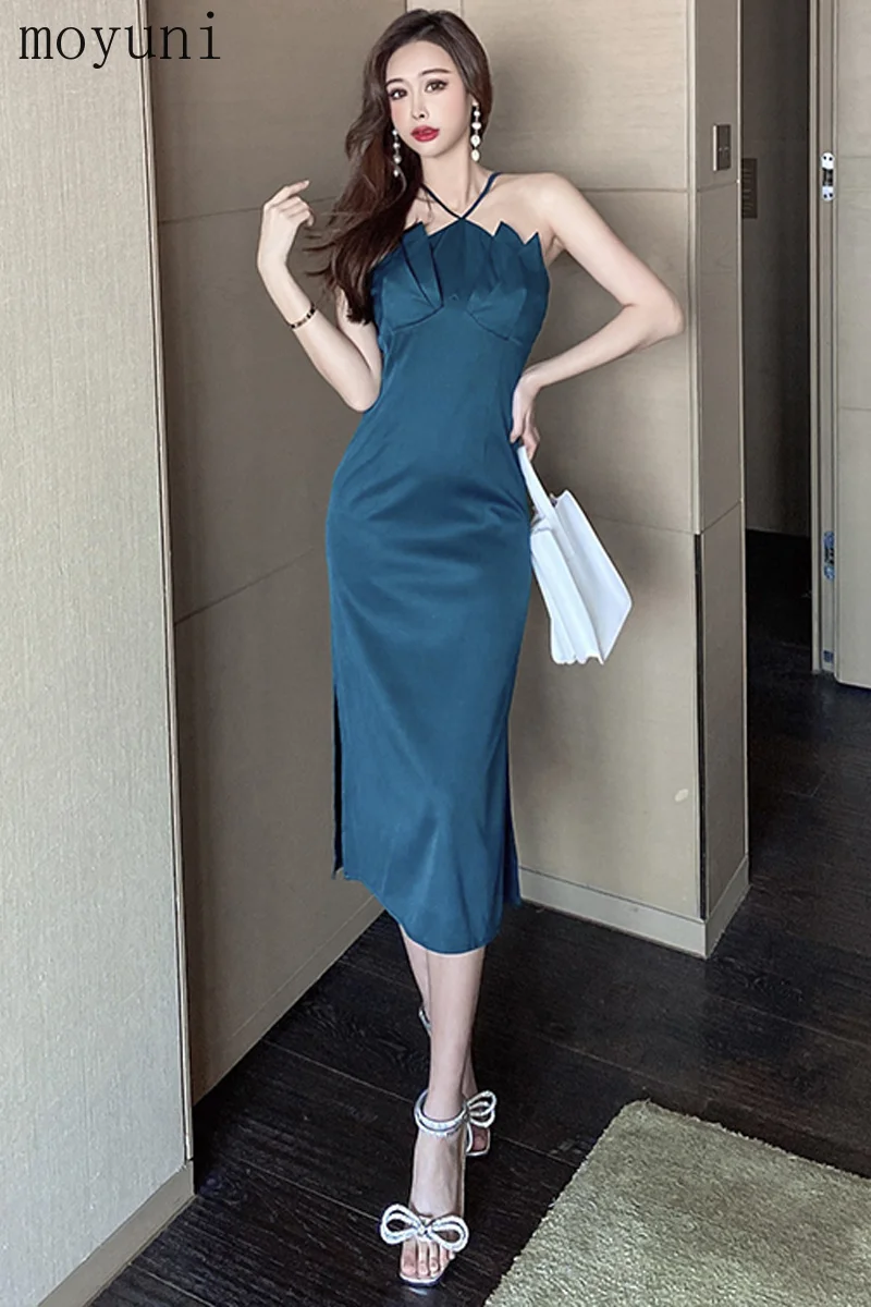 Summer Elegant Lady of Note Sexy Fashion Mid-Length Tight Waist Sliding Vacuum Bud Women's Dress Evening Gown Aesthetic Unique
Summer Elegant Lady of Note Sexy Fashion Mid-Length Tight Waist Sliding Vacuum Bud Women's Dress Evening Gown Aesthetic Unique