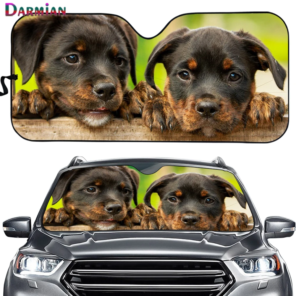 New Summer Car Acessories Lovely Two Puppies Pattern Car Windshield Sunshade Durable Anti UV Heat Protection Auto Shades Cover
New Summer Car Acessories Lovely Two Puppies Pattern Car Windshield Sunshade Durable Anti UV Heat Protection Auto Shades Cover