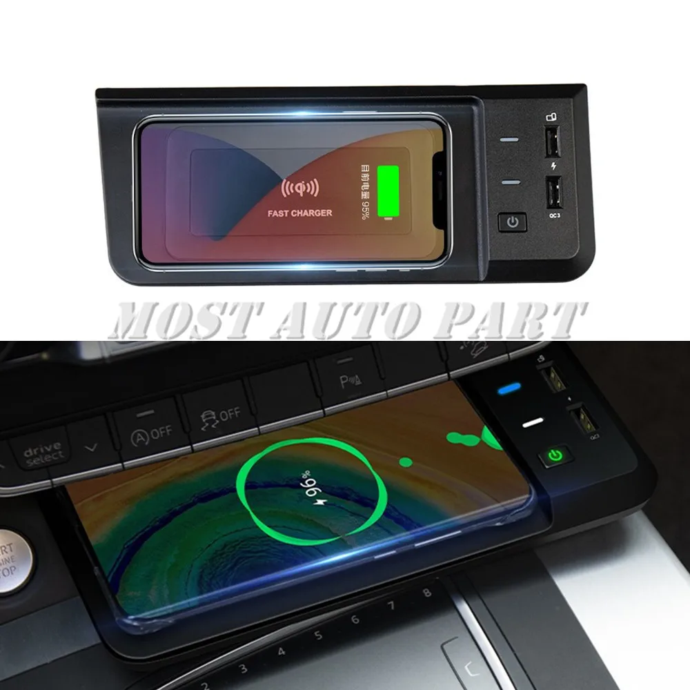 ABS Plastic Wireless Car Charger Phone Fast Charging Plug And Play Trim For Audi Q5 2017-2021 1pcs
ABS Plastic Wireless Car Charger Phone Fast Charging Plug And Play Trim For Audi Q5 2017-2021 1pcs