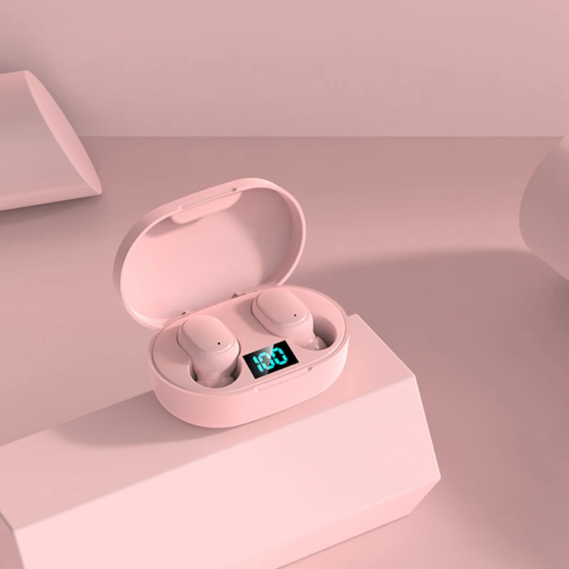 BOHM New E6s Smart Digital Display Bluetooth Headset Wireless Mini HIFI Headset Stereo in-Ear Waterproof Sports Earphone
BOHM New E6s Smart Digital Display Bluetooth Headset Wireless Mini HIFI Headset Stereo in-Ear Waterproof Sports Earphone