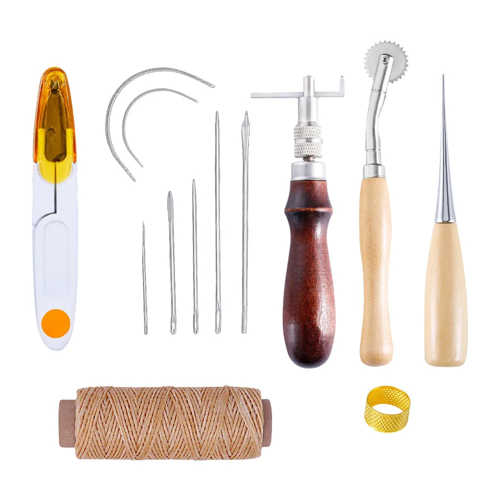 DIY Leathercraft Leather Craft Stitching Tool Set Edge Press Kit Adjustable Pro Stitching Groover Crease Leather Tools
DIY Leathercraft Leather Craft Stitching Tool Set Edge Press Kit Adjustable Pro Stitching Groover Crease Leather Tools
