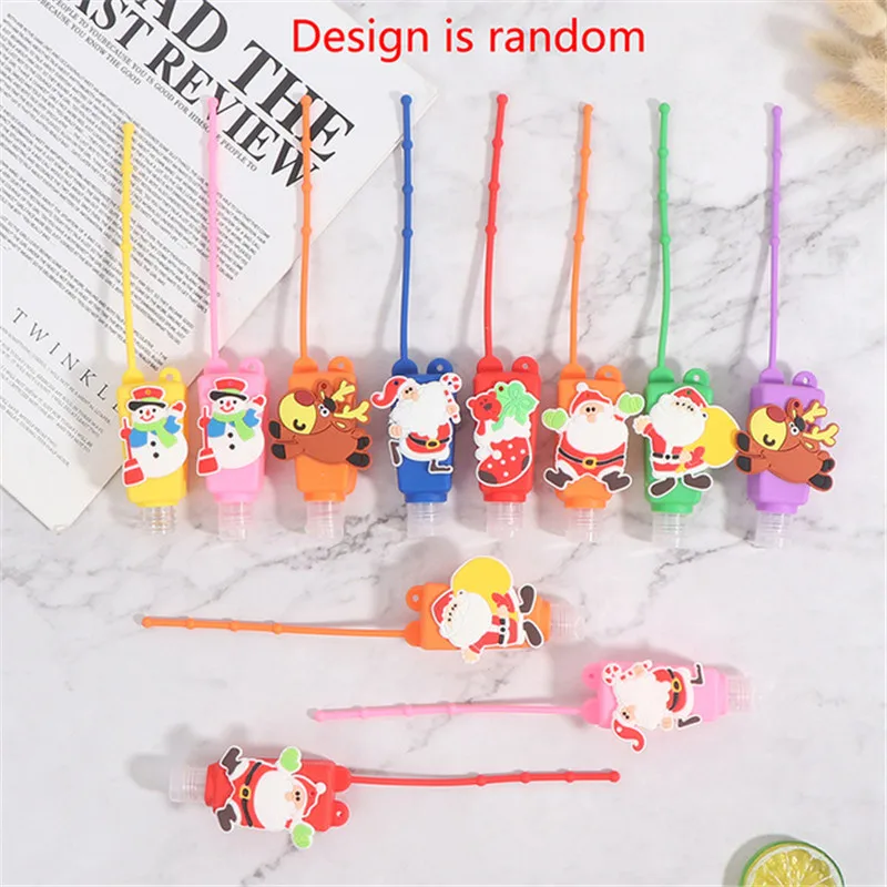 1Pc 30ml Silicone Mini Cute Funny Christmas Series Hand Sanitizer Pocketable Holder With Empty Plastic Bottle Random Color
1Pc 30ml Silicone Mini Cute Funny Christmas Series Hand Sanitizer Pocketable Holder With Empty Plastic Bottle Random Color