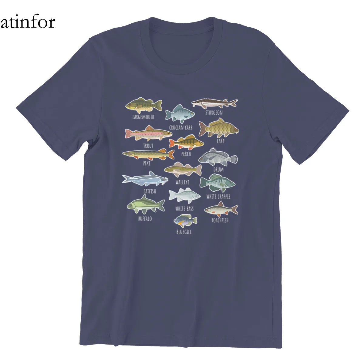 Men‘s T-shirt Types Of Freshwater Fish Species Fishing Premium Black Cute Oversized Streetwear Tshirts 43746
Men‘s T-shirt Types Of Freshwater Fish Species Fishing Premium Black Cute Oversized Streetwear Tshirts 43746
