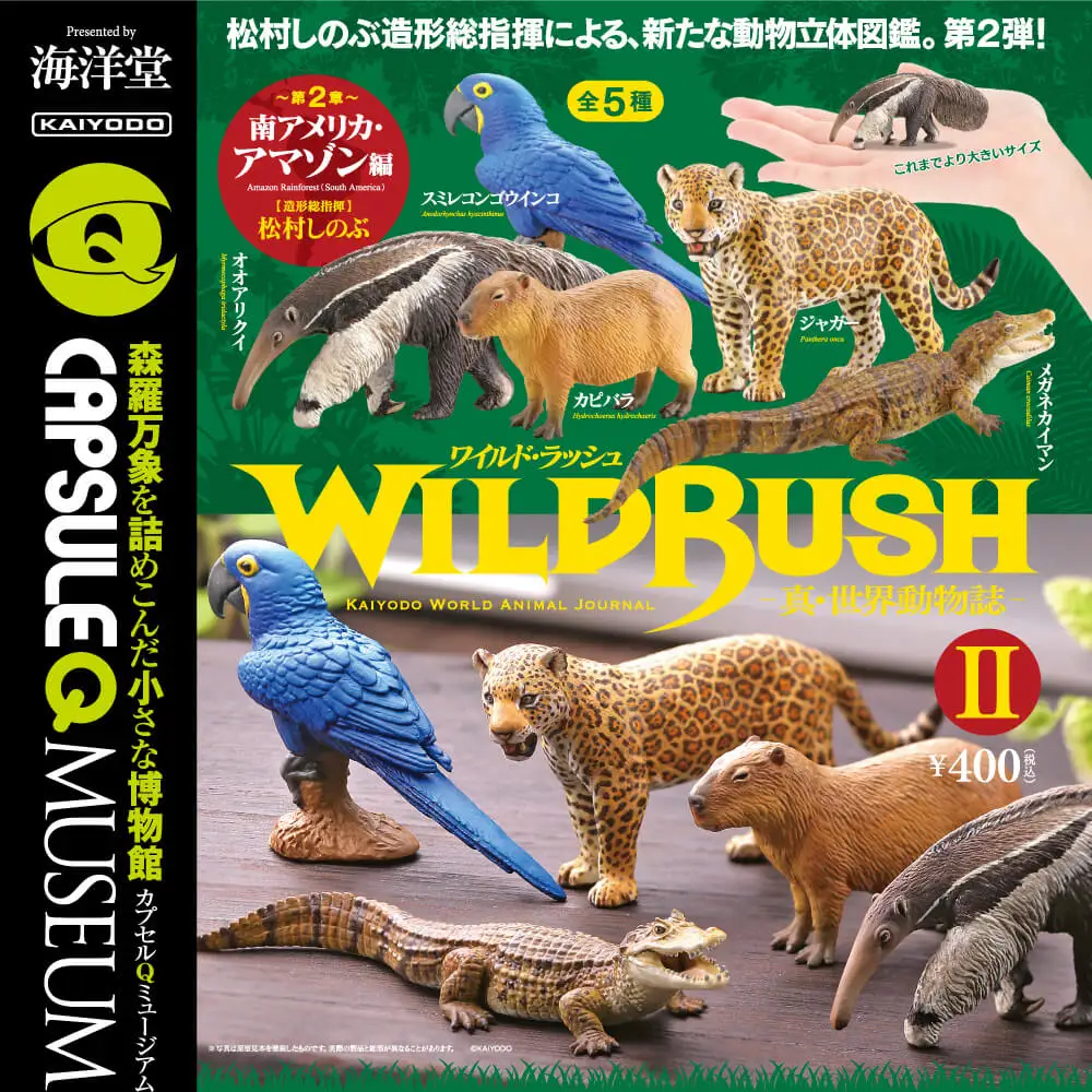 CAPSULE Q MUSEUM WILDBUS World Animal of Journal Capybara Crocodile Anteater Simulated Action Figure Toys Blind Boxes
CAPSULE Q MUSEUM WILDBUS World Animal of Journal Capybara Crocodile Anteater Simulated Action Figure Toys Blind Boxes