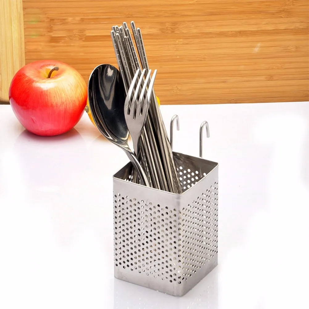 Metal Creative Drainage Chopsticks Cage Spoon Storage Rack Cutlery Organize Holder Multifunction Home Kitchen Accessories Tools
Metal Creative Drainage Chopsticks Cage Spoon Storage Rack Cutlery Organize Holder Multifunction Home Kitchen Accessories Tools