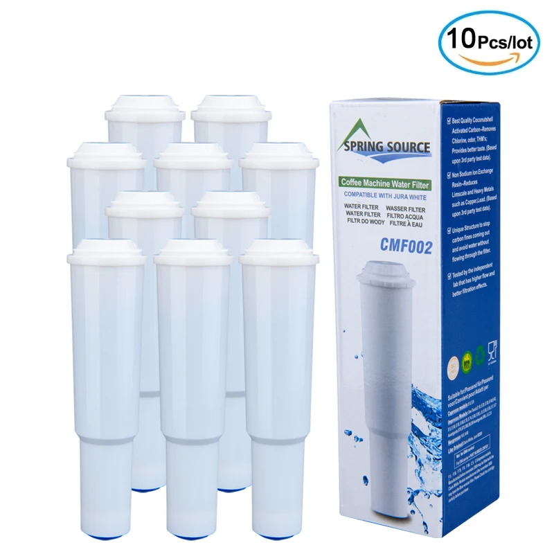 Replacing the charcoal water filter of the JURA espresso machine and JURA Capresso machine, 10 packs
Replacing the charcoal water filter of the JURA espresso machine and JURA Capresso machine, 10 packs