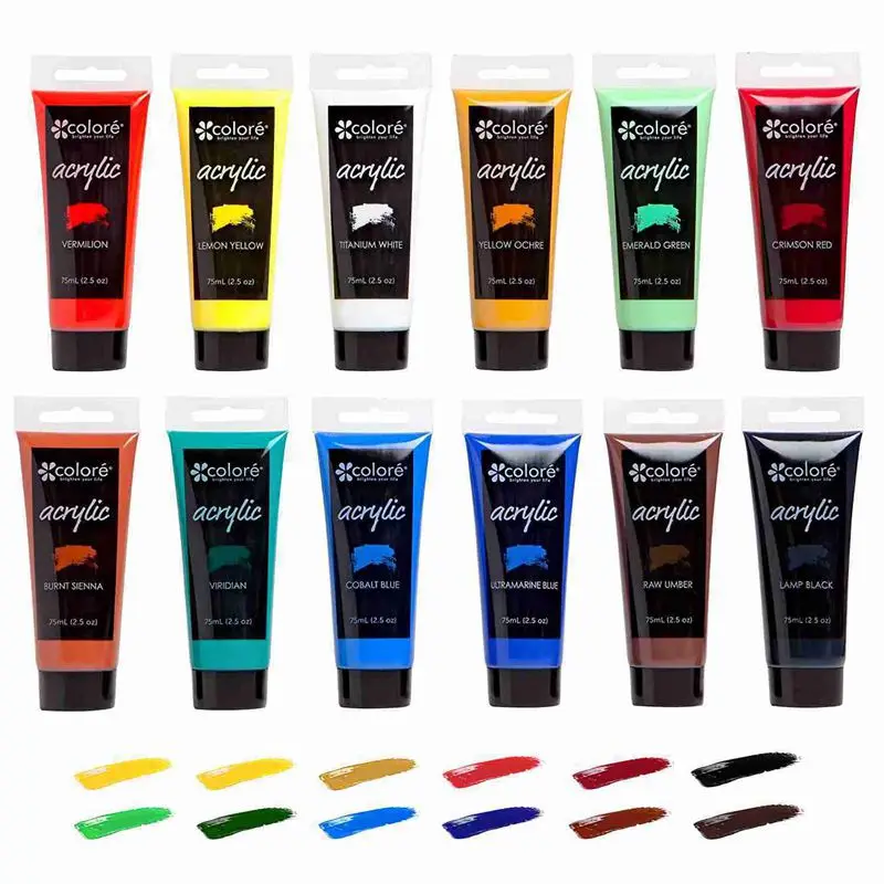 H & B 12 цветов 75 акриловые краски, мл для взрослых и детей живопись на холсте, речные камни, стекло, дерево, ткань, керамика
H & B 12 цветов 75 акриловые краски, мл для взрослых и детей живопись на холсте, речные камни, стекло, дерево, ткань, керамика