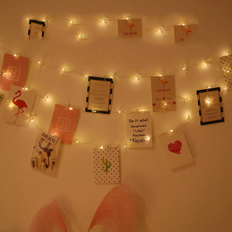 30 /50 /100 LED photo clip string lights with 2/5/10M birthday party wedding wall USB/battery powered decorative lights
30 /50 /100 LED photo clip string lights with 2/5/10M birthday party wedding wall USB/battery powered decorative lights