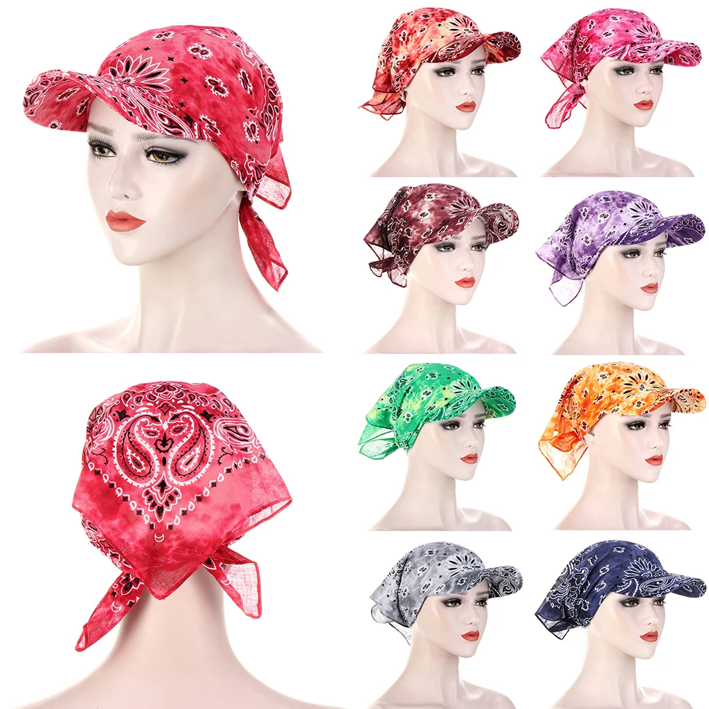 Helisopus New Summer Print Women Turban Hat Tie-dye Candy Color Outdoor Windproof Sunscreen Print Headscarf Cap Fashion Headwear
Helisopus New Summer Print Women Turban Hat Tie-dye Candy Color Outdoor Windproof Sunscreen Print Headscarf Cap Fashion Headwear