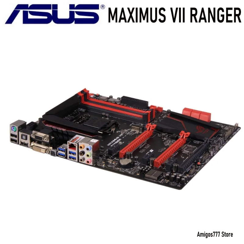 Материнская плата LGA 1150 Asus MAXIMUS VII RANGER DDR3 3000 МГц i7 i5 i3 процессор Intel Z97 игровая