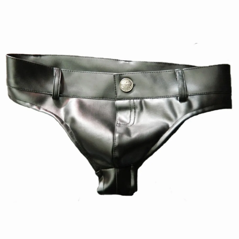 Men Sexy Shorts Underwear T crotch Briefs Slim Tight Stretchy Faux Leather Stylish 
Men Sexy Shorts Underwear T crotch Briefs Slim Tight Stretchy Faux Leather Stylish