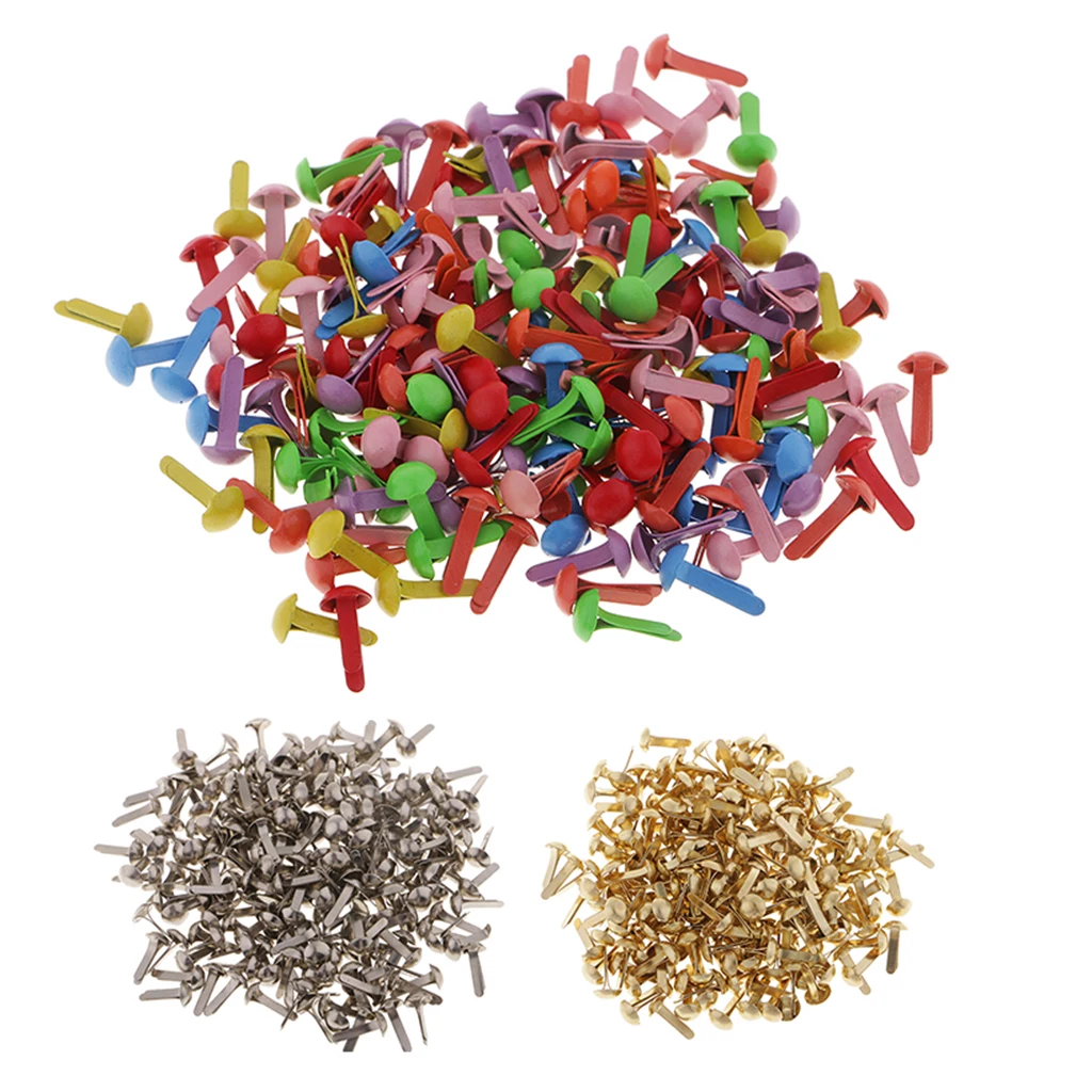100Pieces Metal Round Head Split Pin Brads Paper Fastener Embellishment For Crafts Scrapbooking Arts Crafts Project DIY Decor
100Pieces Metal Round Head Split Pin Brads Paper Fastener Embellishment For Crafts Scrapbooking Arts Crafts Project DIY Decor