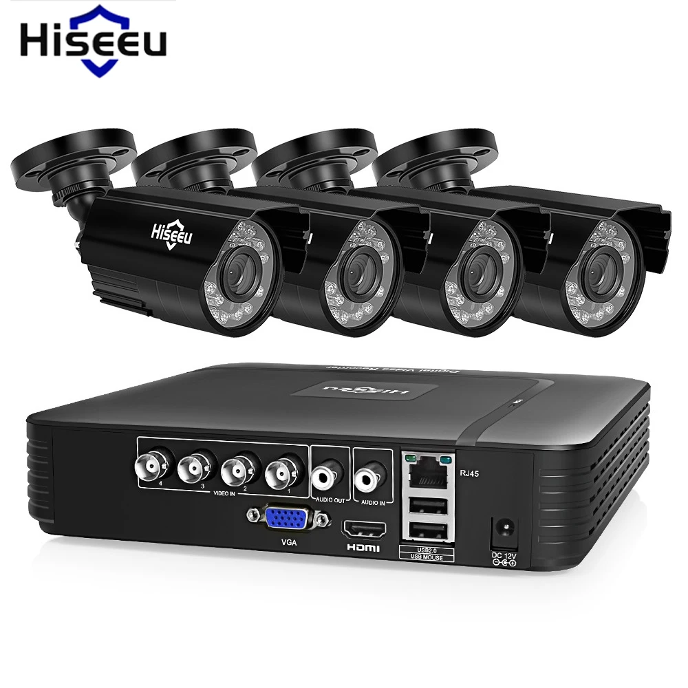 Hiseeu 4CH 1080P HD Security Wifi IP Camera DVR Home CCTV Camera System Kit NVR Kits Video CCTV Security Surveillance System
Hiseeu 4CH 1080P HD Security Wifi IP Camera DVR Home CCTV Camera System Kit NVR Kits Video CCTV Security Surveillance System