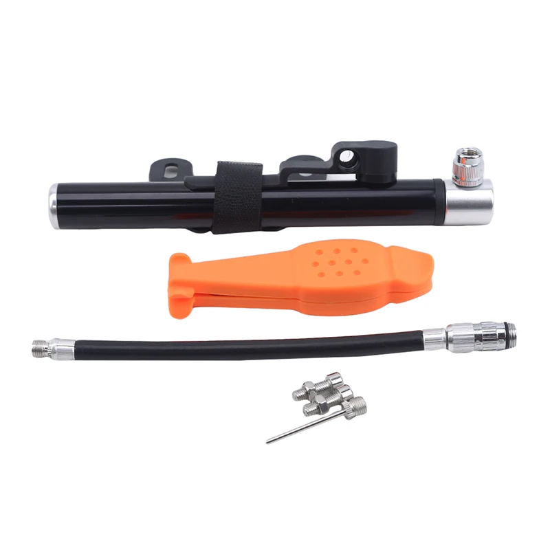 Mini Bike Pump And Glueless Puncture Repair Kit, Fits Presta And Schrader Reversible Valve Portable Quick And Easy To Use
Mini Bike Pump And Glueless Puncture Repair Kit, Fits Presta And Schrader Reversible Valve Portable Quick And Easy To Use