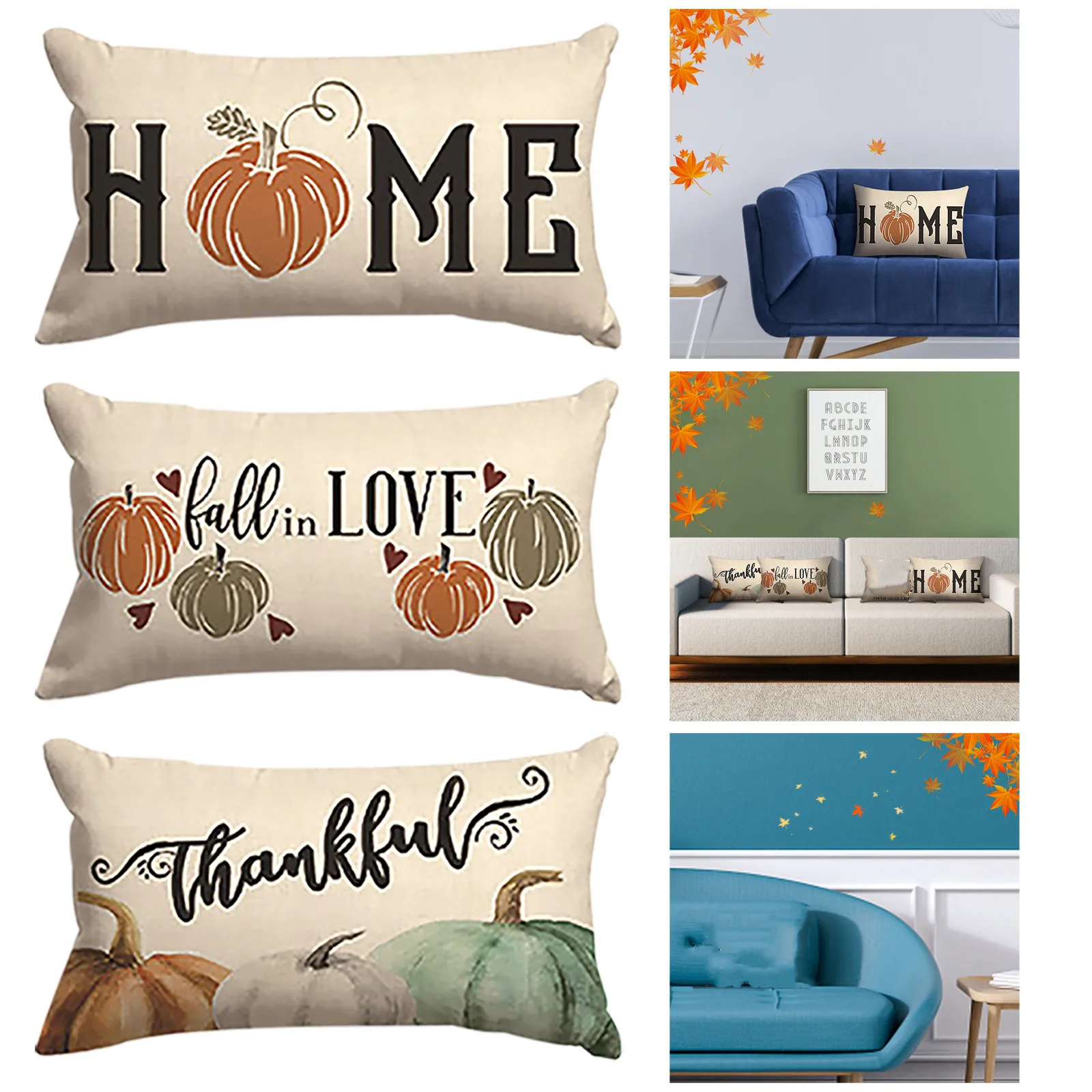 Thanksgiving Day Pillow Cases Autumn Cotton Linen Sofa Car Pumpkin Cushion Cover Home Decor 30x50cm 2021 New Arrival
Thanksgiving Day Pillow Cases Autumn Cotton Linen Sofa Car Pumpkin Cushion Cover Home Decor 30x50cm 2021 New Arrival