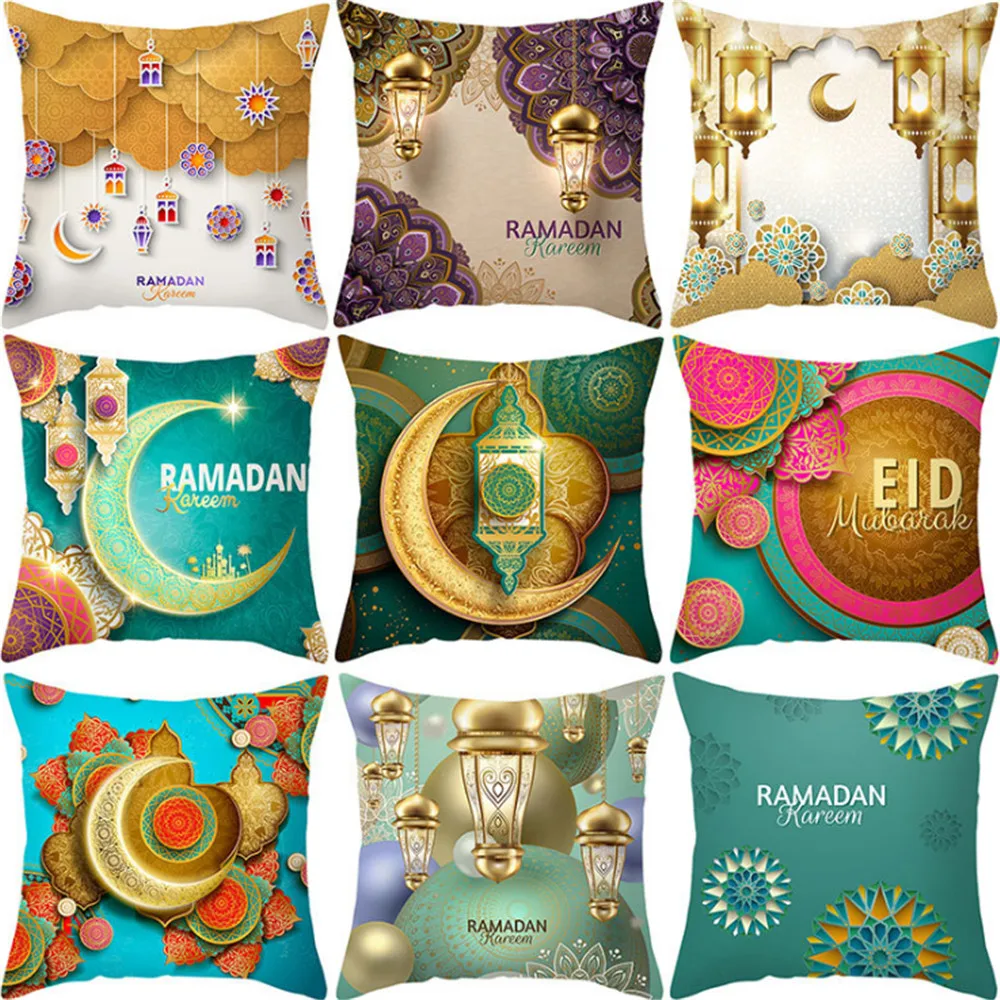 1pcs 45*45cm Eid Mubarak Pillowcase Islamic Ramadan Decor Moon Cushion Cover For Home Throw Pillow Cases Sofa Seat Cushion Cover
1pcs 45*45cm Eid Mubarak Pillowcase Islamic Ramadan Decor Moon Cushion Cover For Home Throw Pillow Cases Sofa Seat Cushion Cover