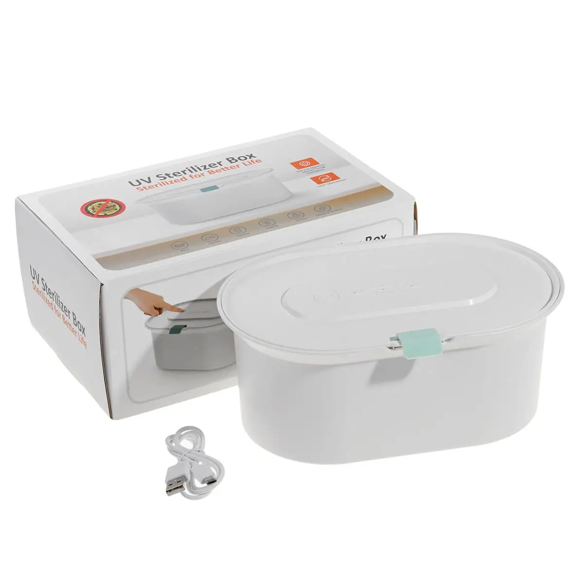 1500ML UV Sterilizer Box Phone Mask Cleaner Personal Sanitizer UV+ Ozone Disinfection Cabinet UV Lamp USB Charging
1500ML UV Sterilizer Box Phone Mask Cleaner Personal Sanitizer UV+ Ozone Disinfection Cabinet UV Lamp USB Charging
