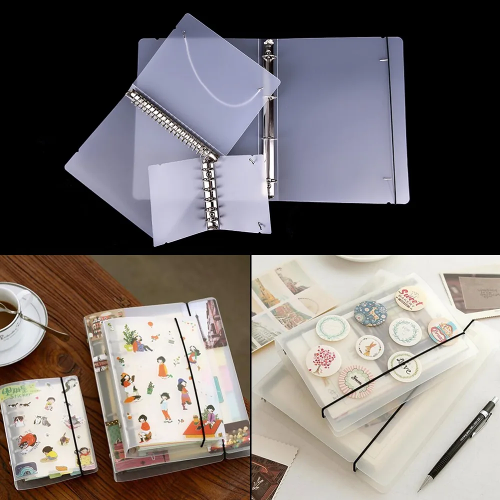 New Product 20 Hole Plastic Folder Folder Transparent Color Plastic Notebook Diary Book Binder Diary Planner Cover A5 A6 A7
New Product 20 Hole Plastic Folder Folder Transparent Color Plastic Notebook Diary Book Binder Diary Planner Cover A5 A6 A7