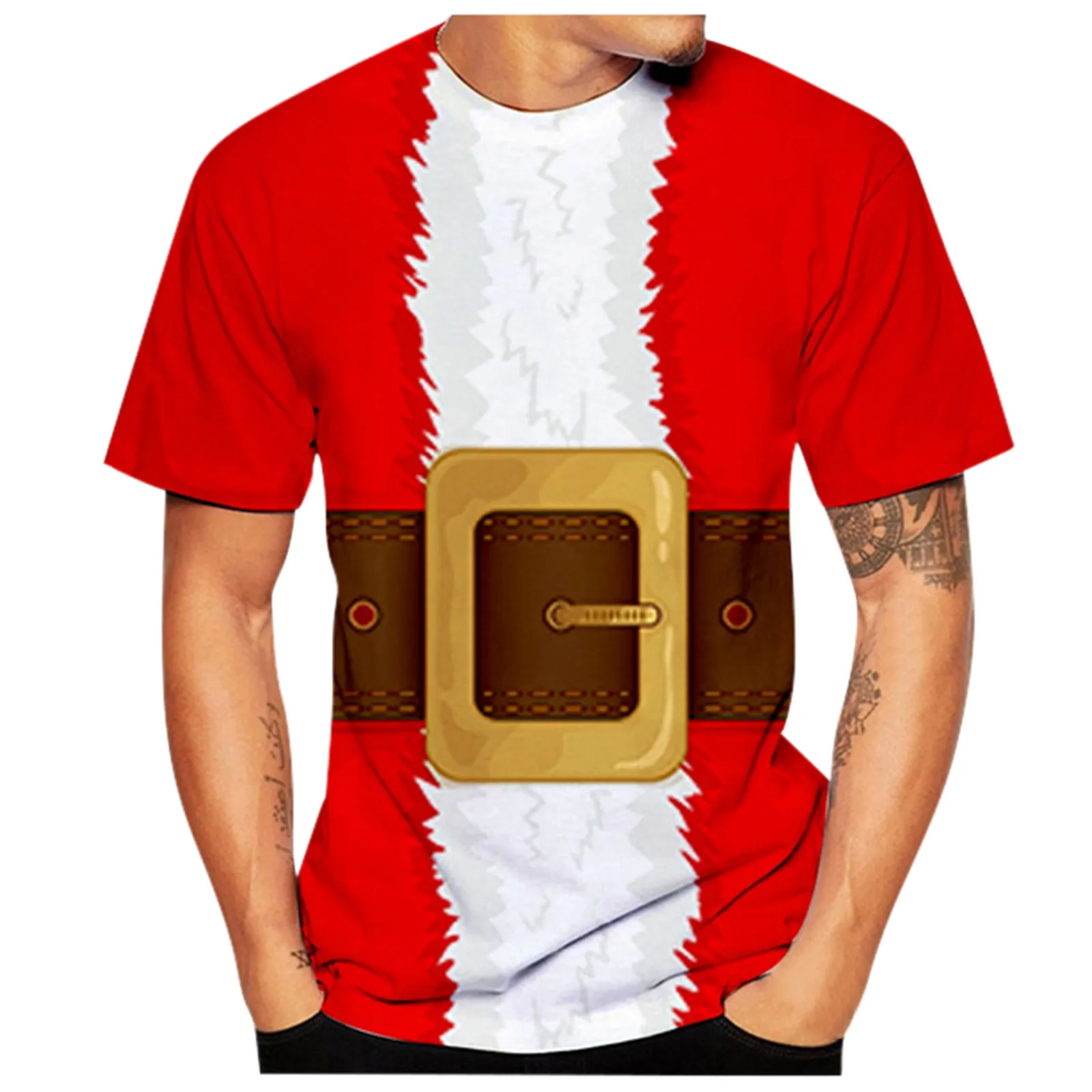 Santa Apparel Print Plus Size Men tshirt Short Sleeve Man Tee Tops O Neck Funny Shirts Dad Home Wear for Christmas Party
Santa Apparel Print Plus Size Men tshirt Short Sleeve Man Tee Tops O Neck Funny Shirts Dad Home Wear for Christmas Party